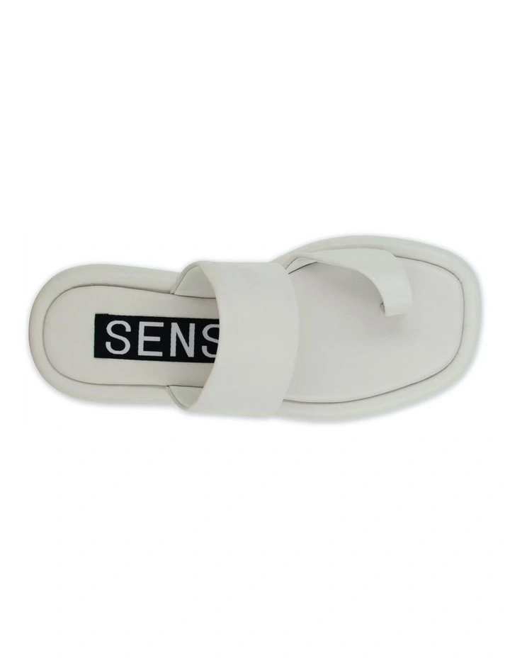 Bounty Flat Sandals in White image 4