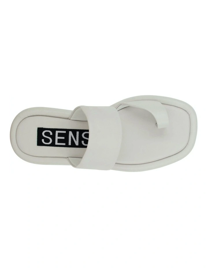 Bounty Flat Sandals in White image 6