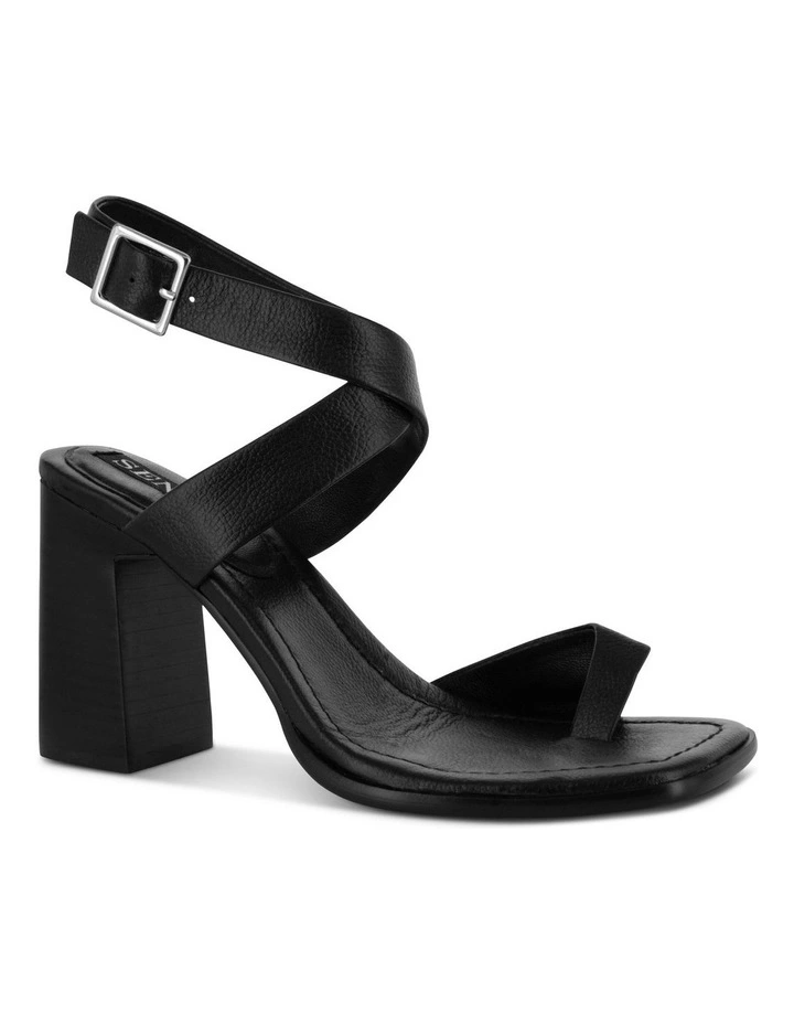 Chrissy Heeled Sandals in Black image 2