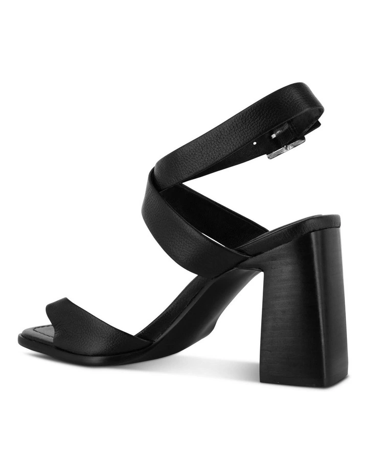 Chrissy Heeled Sandals in Black image 3