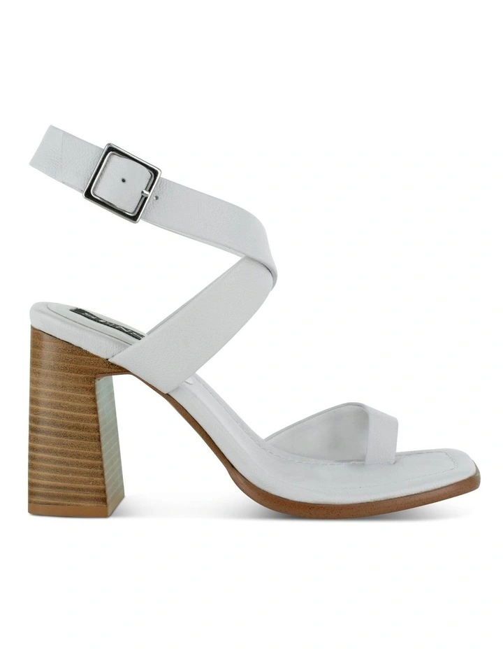 Chrissy Heeled Sandals in White image 1