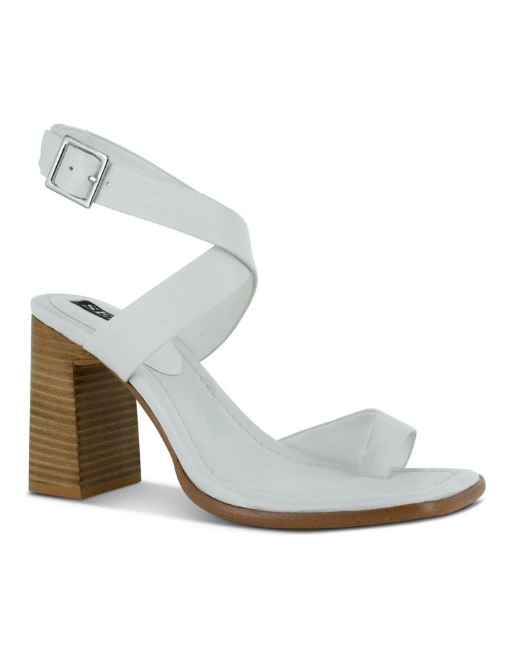 Chrissy Heeled Sandals in White image 2