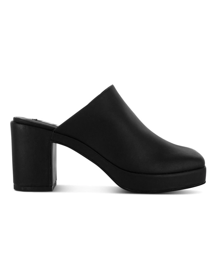 Dane Heeled Mules in Black image 1