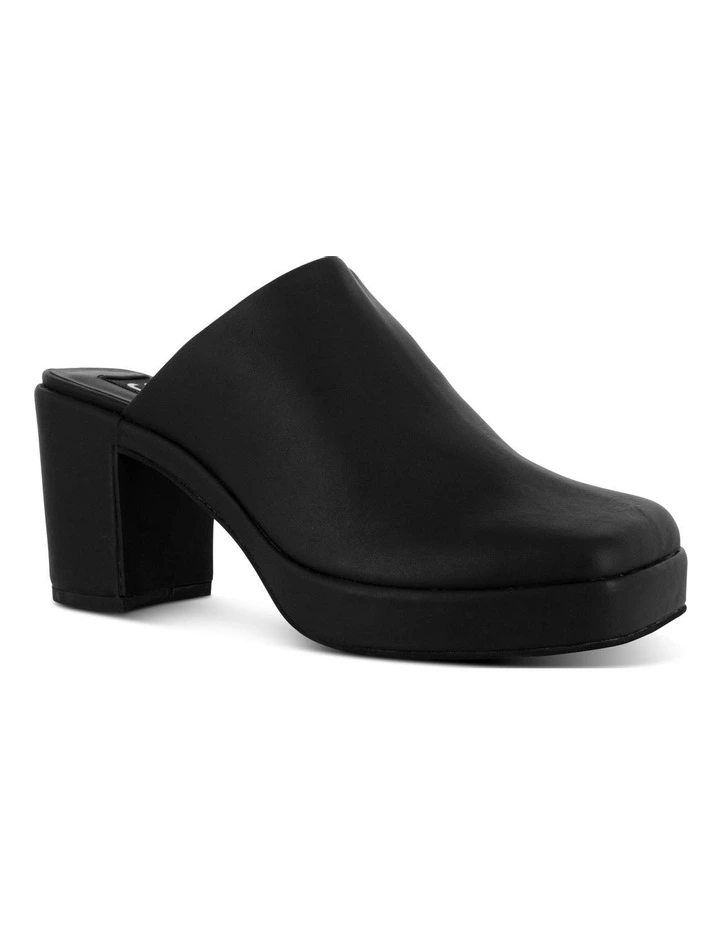 Dane Heeled Mules in Black image 2