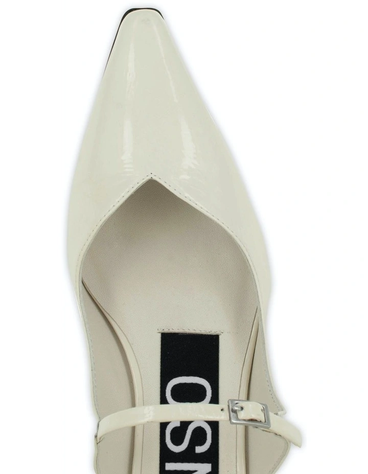 Florence I Heeled Mules in White image 4