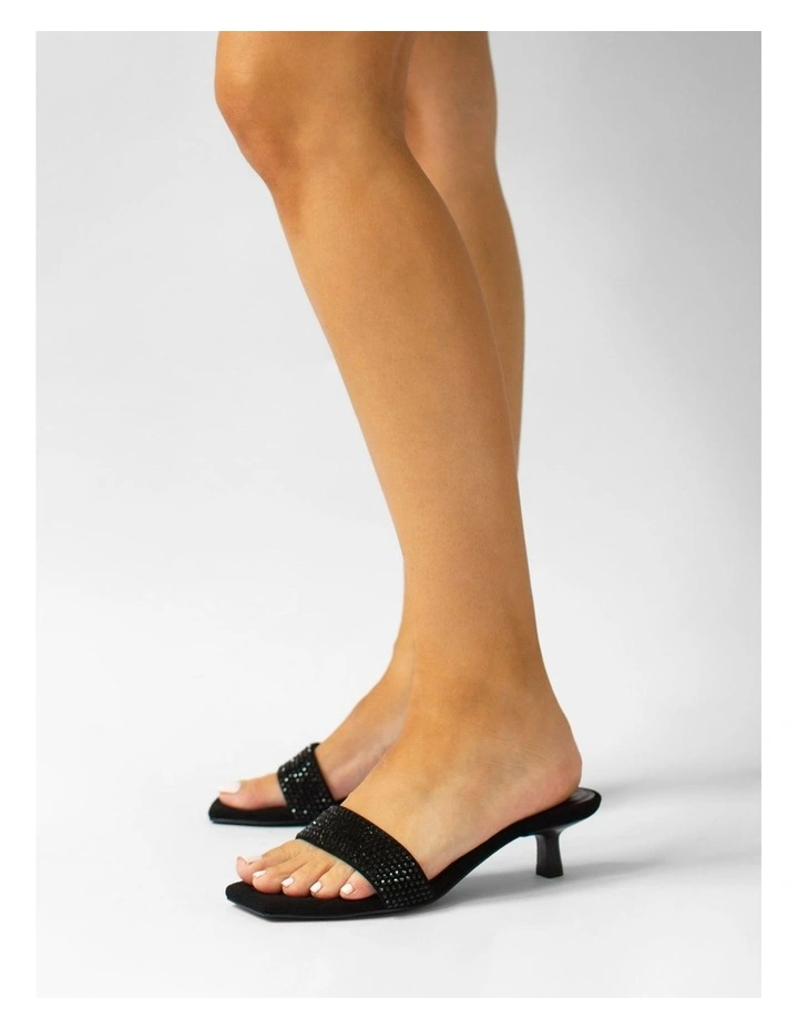 Tori Heeled Sandals in Black image 5