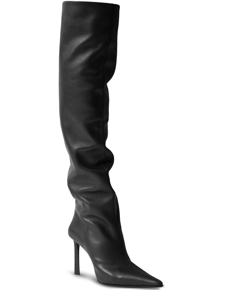 Octavia II Knee High Boots in Black image 2