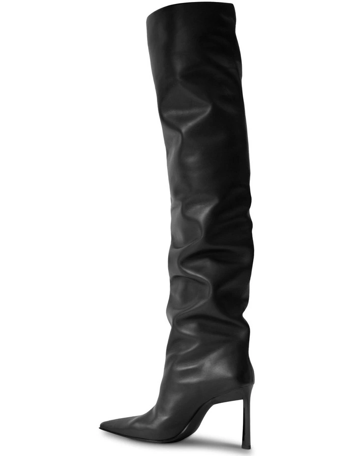 Octavia II Knee High Boots in Black image 3