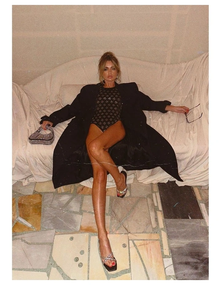 Tatiana I Heeled Mules in Black image 6