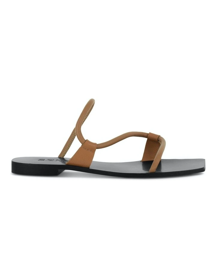 Gaia I Flat Sandals in Camel image 1