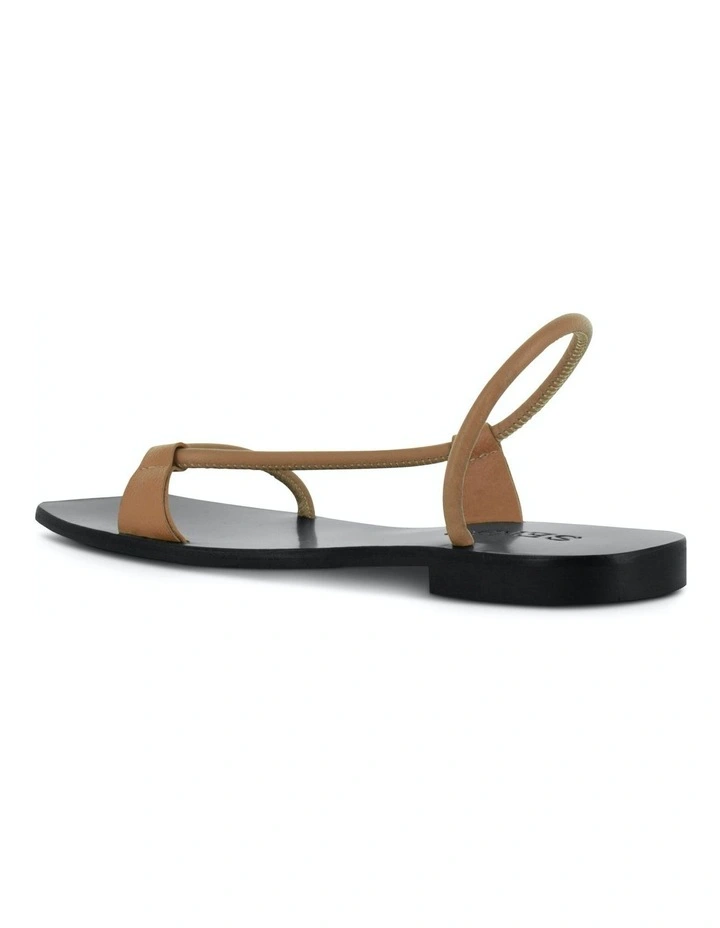 Gaia I Flat Sandals in Camel image 3