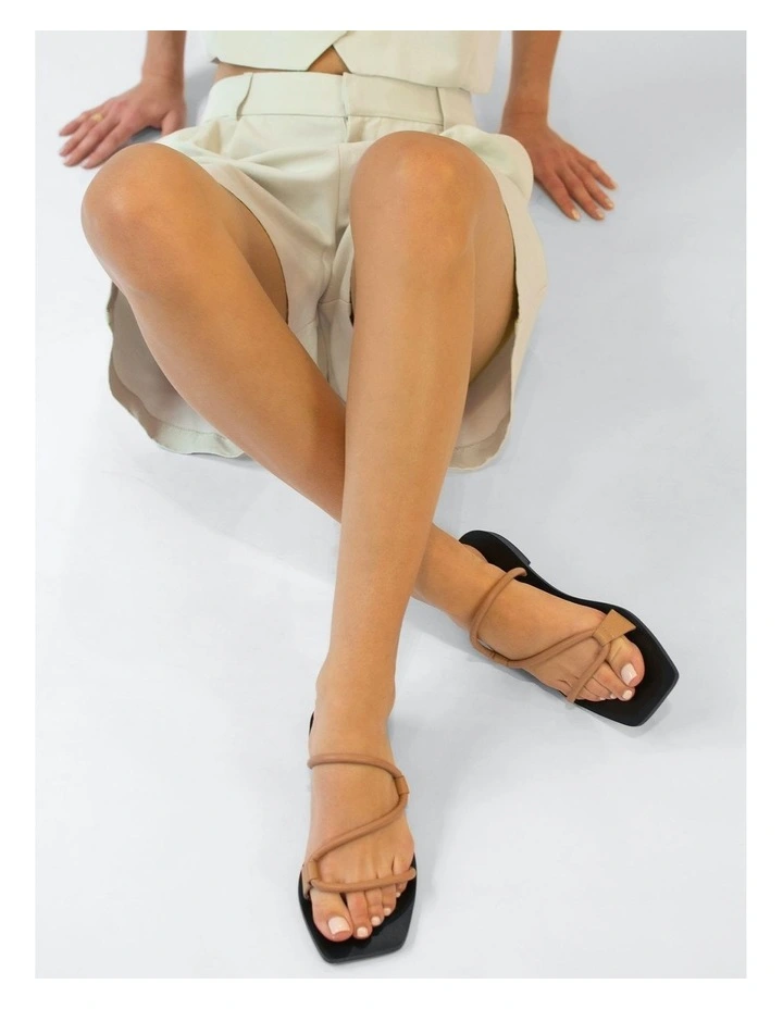 Gaia I Flat Sandals in Camel image 5