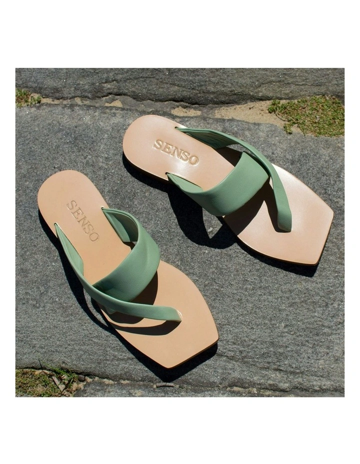 Gretel I Flat Sandals in Green image 6