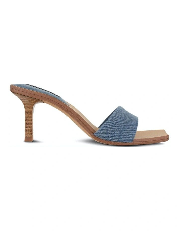 Margot II Heeled Mules in Blue image 1