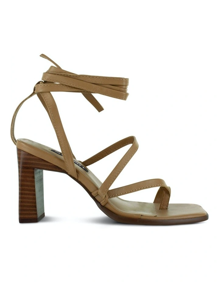Pica Heeled Sandals in Camel image 1
