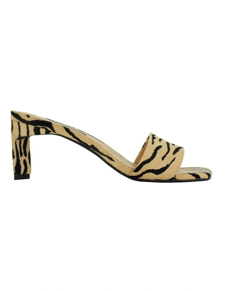 Maisy III Heeled Mules in Beige image 1