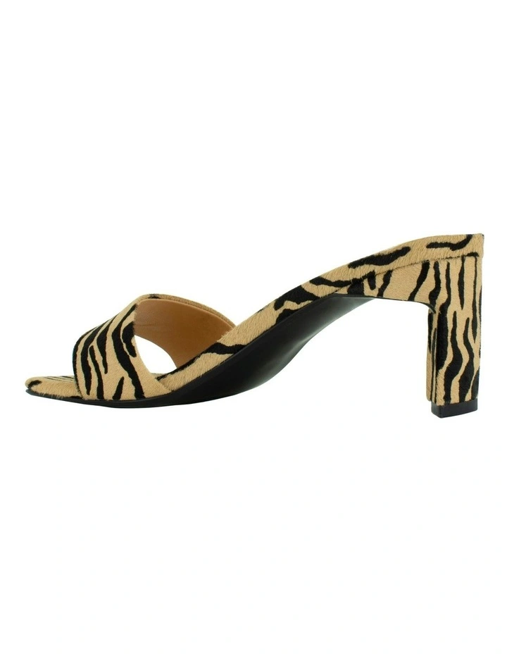 Maisy III Heeled Mules in Beige image 3