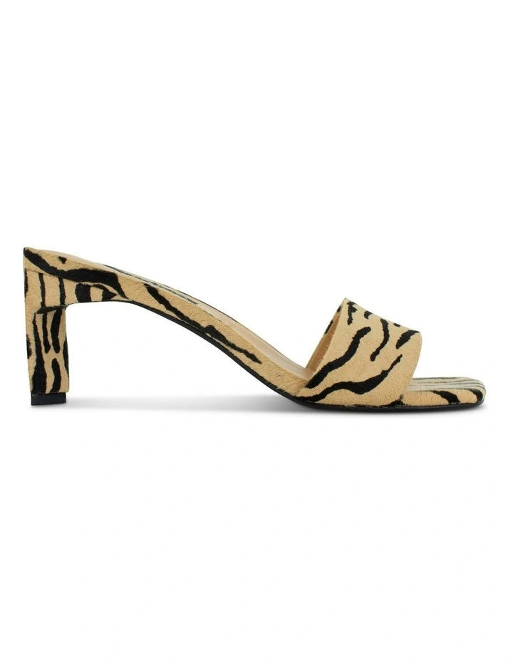 Maisy III Heeled Mules in Beige image 6