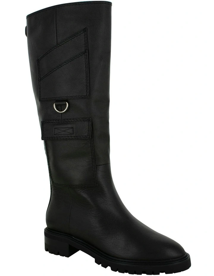 Mikki III Knee High Boots in Black image 2