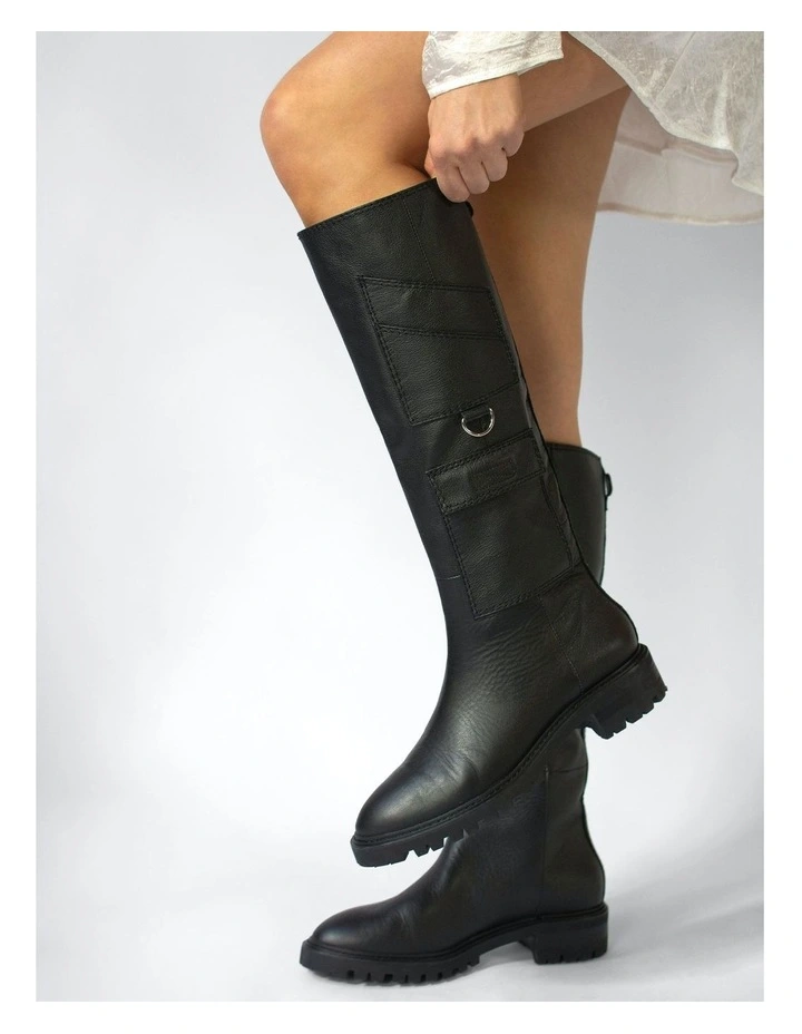 Mikki III Knee High Boots in Black image 6