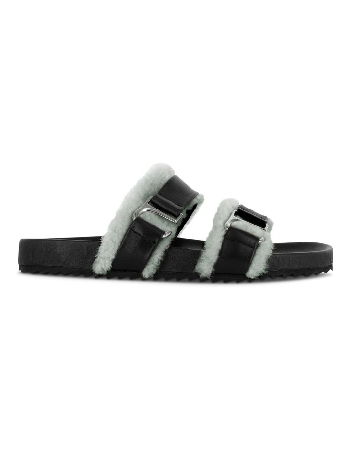 Dalley Flat Sandals in Black image 7