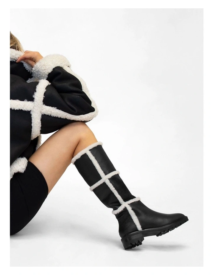 Minnie I Knee High Boots in Black image 5