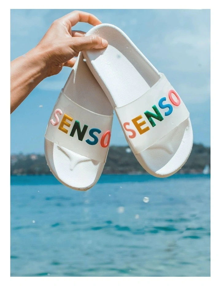 Eden Pool Slides in White image 5