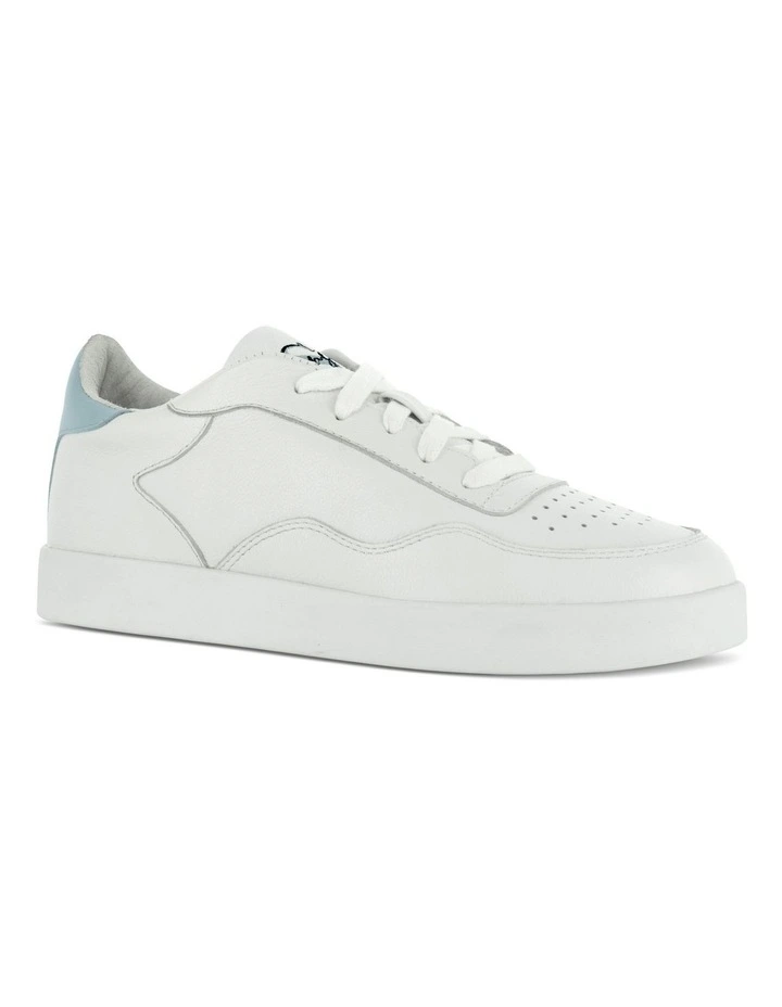 Alfy Sneaker in White/Blue image 2