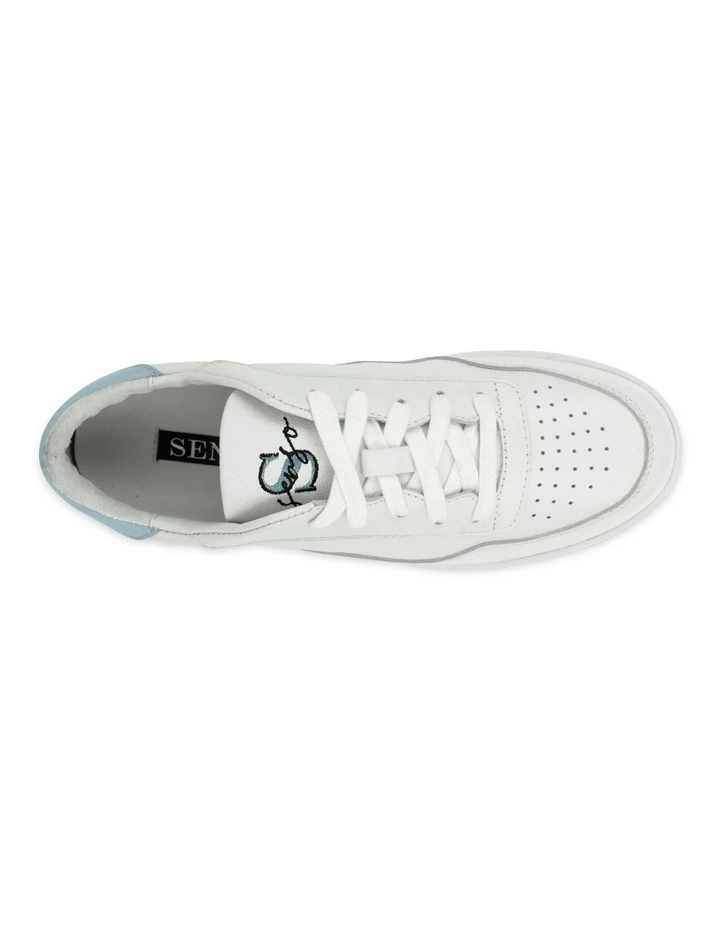 Alfy Sneaker in White/Blue image 4