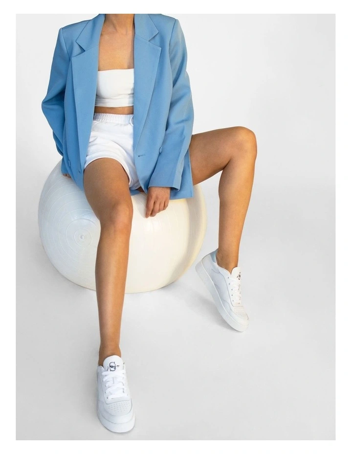 Alfy Sneaker in White/Blue image 5