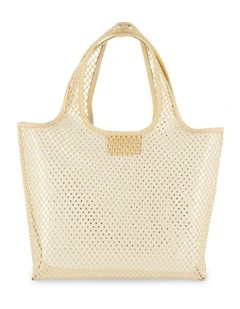 Estella Mini Tote Bag in Nude