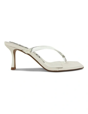 Enigma I Leather Heels in White