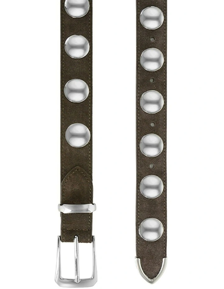 Bobbi Leather Belt in Brown image 2