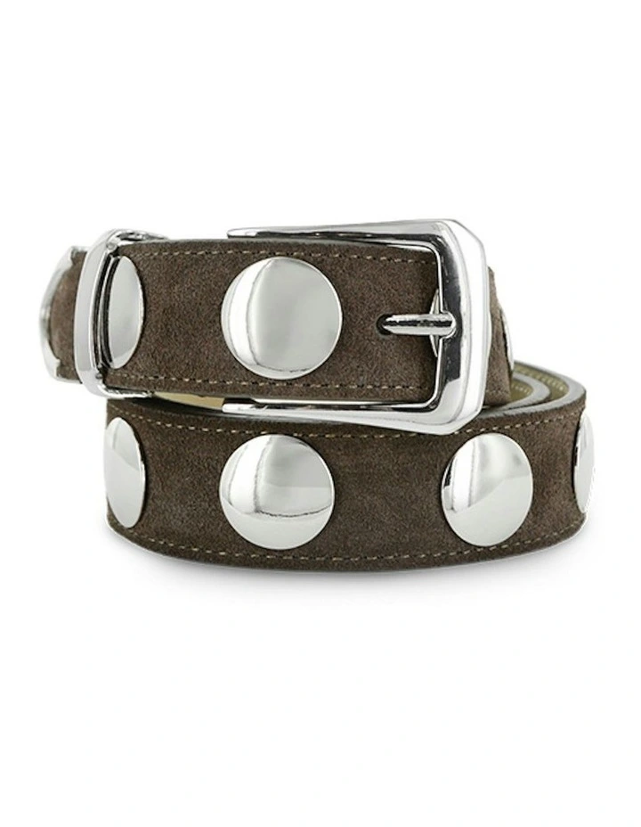 Bobbi Leather Belt in Brown image 5