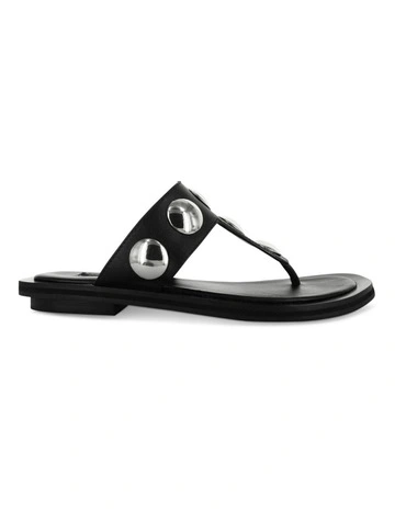 Anna I Calf Leather Sandals in Black