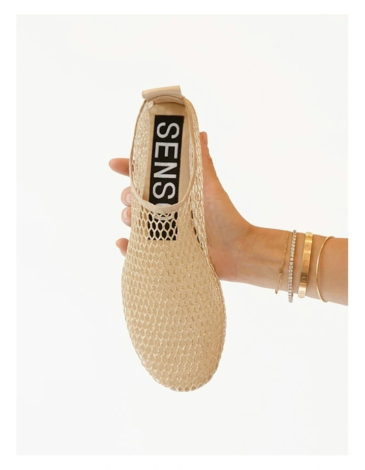 Cordelia Shoe in Gold image 3