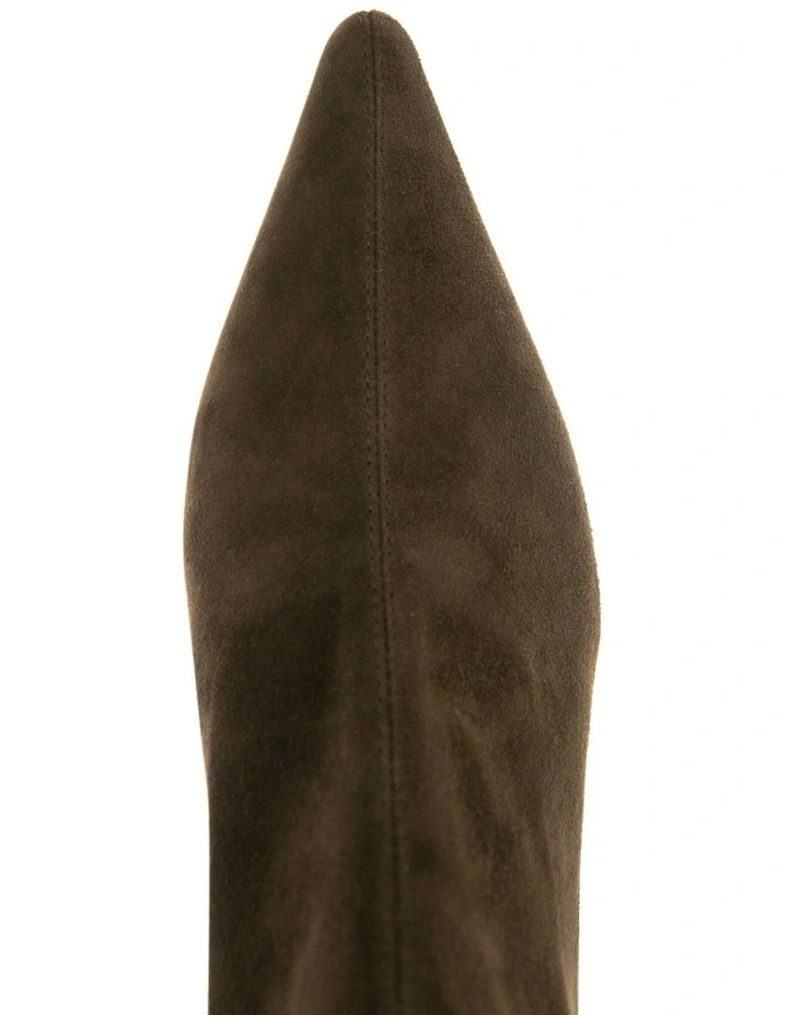 Hailey II Ankle Boots in Chocolate image 4