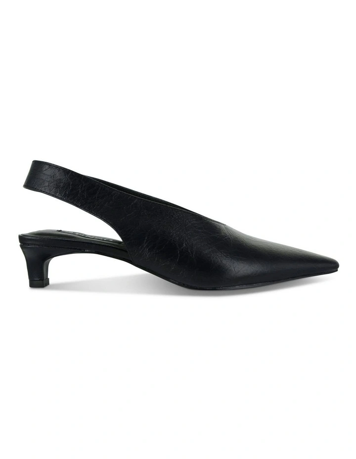 Hayden I Heeled Mules in Black image 1