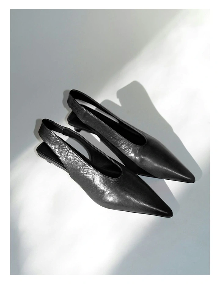 Hayden I Heeled Mules in Black image 5