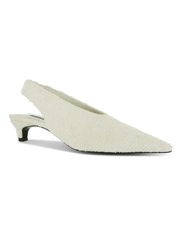 Hayden II Heeled Mule in Ivory image 2