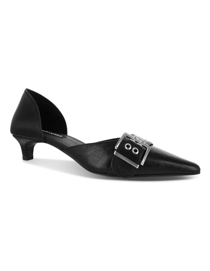 Hilda I Kitten Heel Shoe in Black image 2