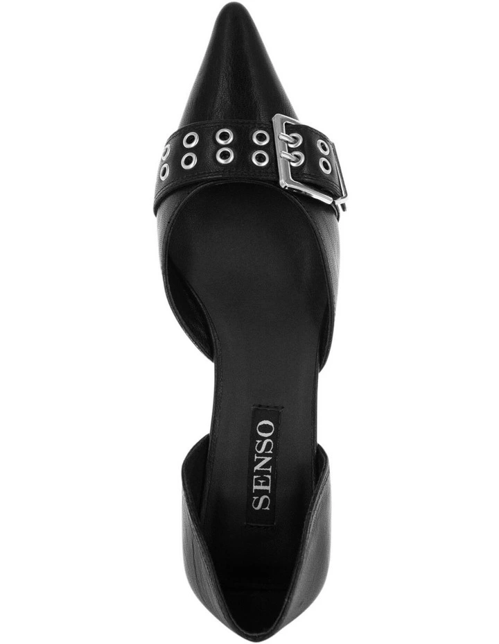 Hilda I Kitten Heel Shoe in Black image 4