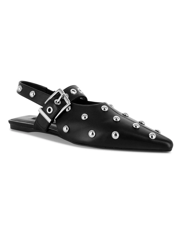 Kingston I Flat Shoe in Black image 2