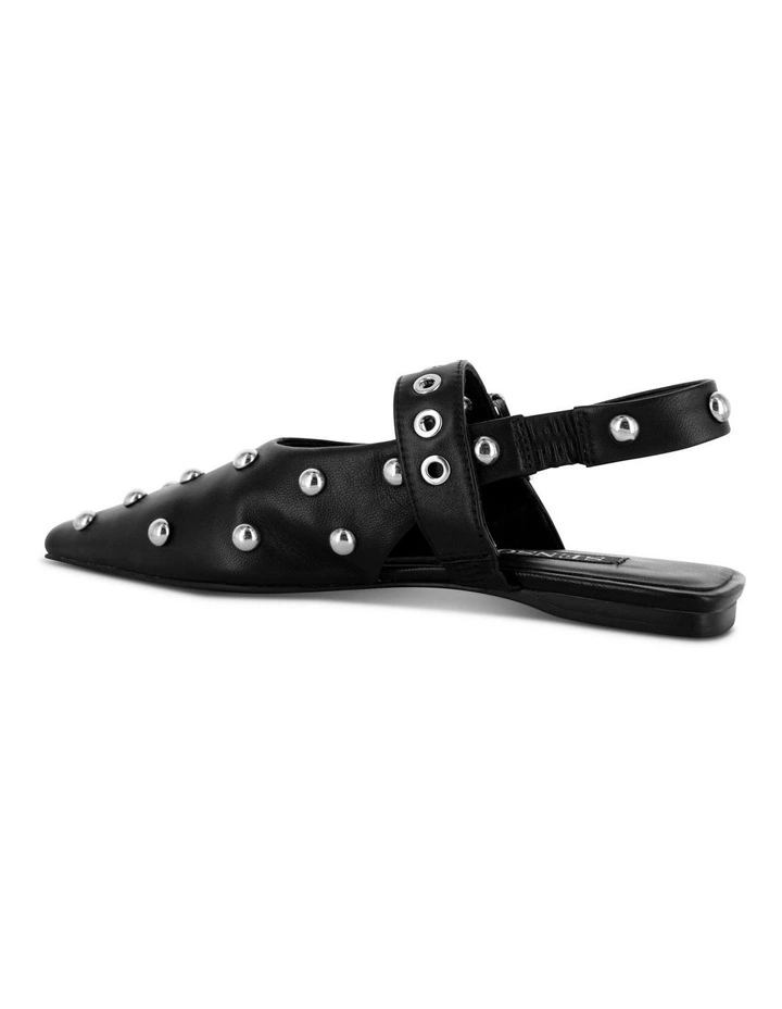 Kingston I Flat Shoe in Black image 3