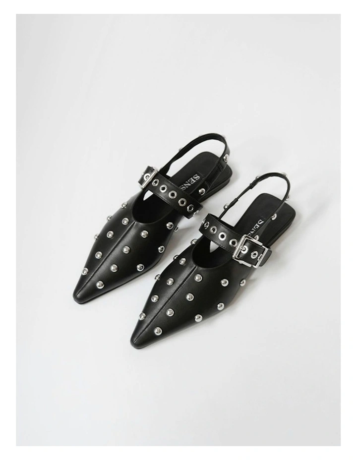 Kingston I Flat Shoe in Black image 5