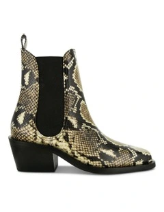Kristen IV Ankle Boot in Brown Patent