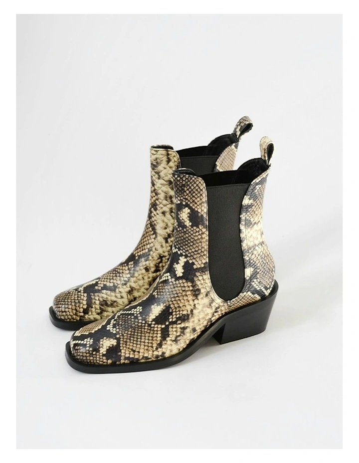 Kristen IV Ankle Boot in Brown Patent image 5