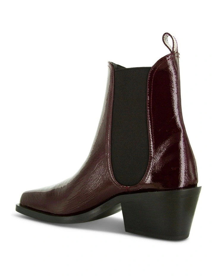 Kristen V Ankle Boot in Red image 3