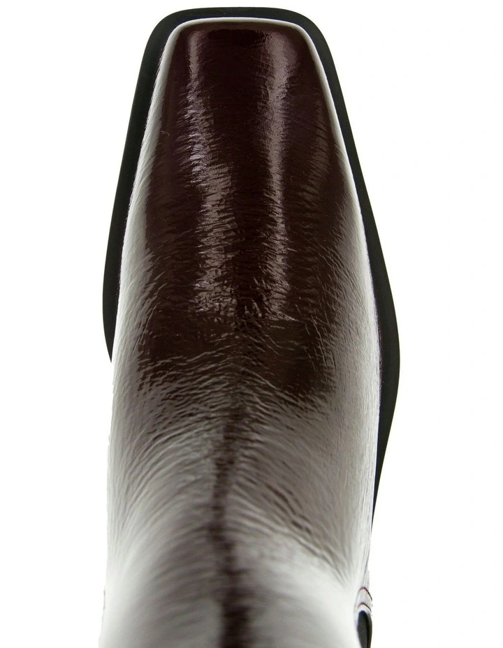 Kristen V Ankle Boot in Red image 4