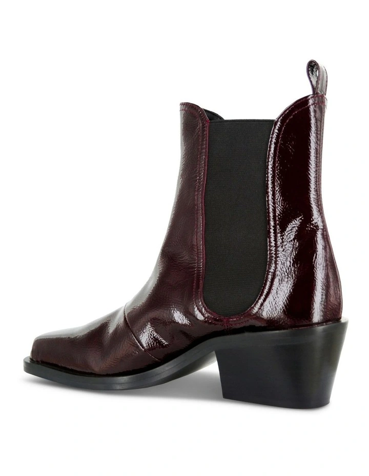 Kristen V Ankle Boot in Red image 5
